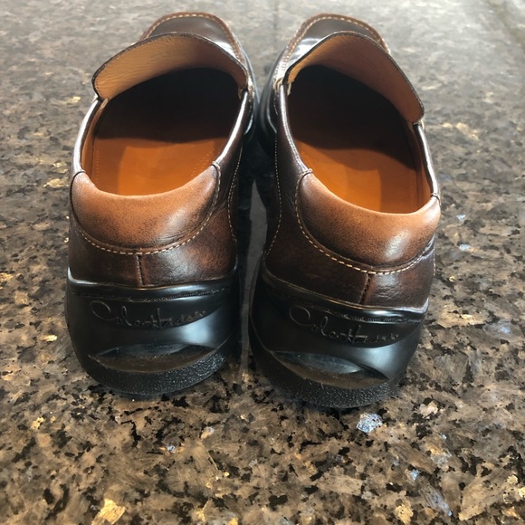 Men’s COLE HAAN Nike Air Brown Leather Slip-On Loafers - Picture 6 of 13